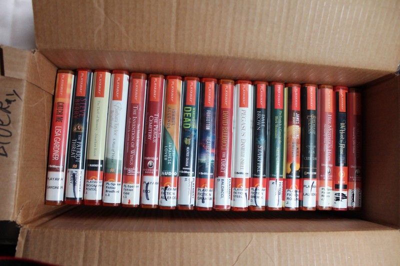 Lot of 18 Playaway Audiobooks Ex- library Various Authors