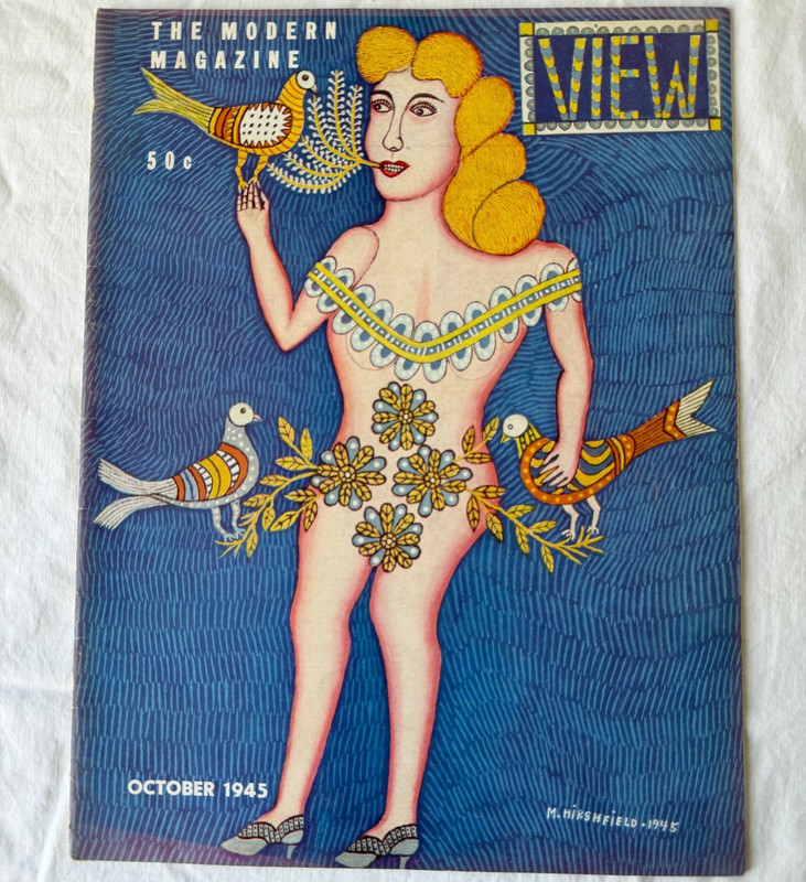 View Magazine October 1945 Morris Hirshfield Wallace Stevens Stettheimer Art