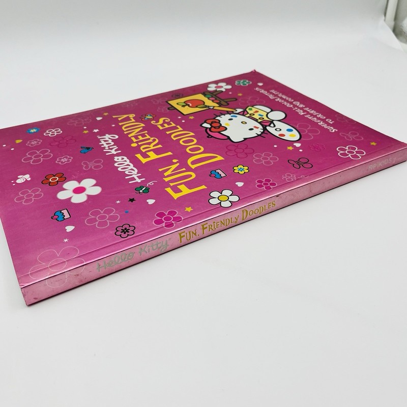 Hello Kitty - Fun, Friendly Doodles Paperback Running Press Sanrio Activity Book gallery