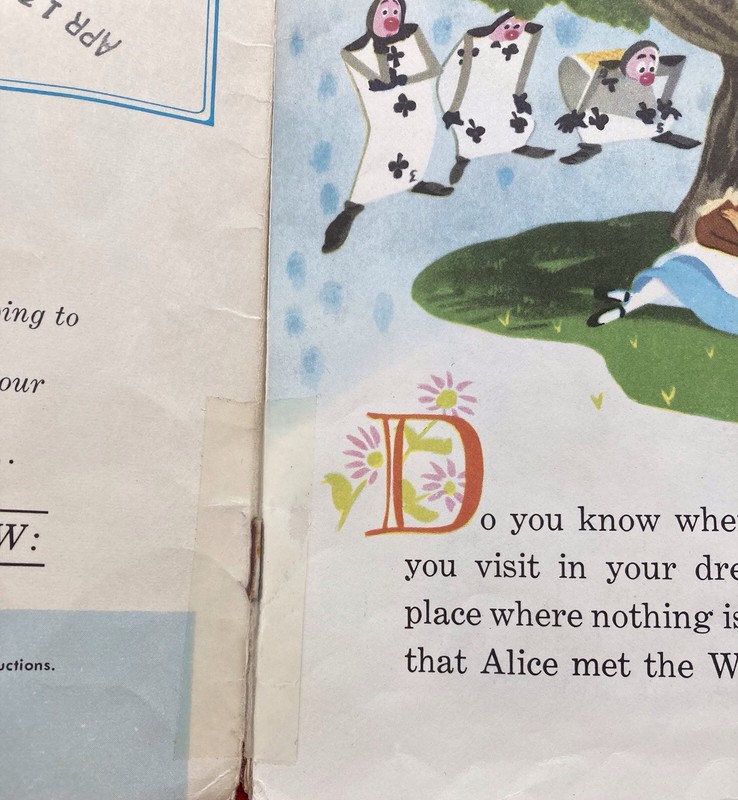 Lot Of 4 VTG Walt Disney See Hear Read Along Book With 7 Inch Vinyl Records gallery