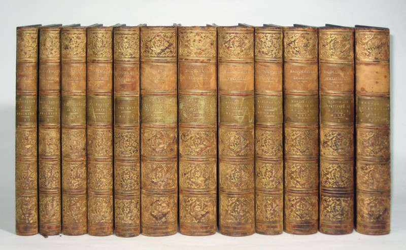 BRIDGEWATER TREATISES Nos. 1-8, Complete Set in 12 vols. – 1834-39, Full calf