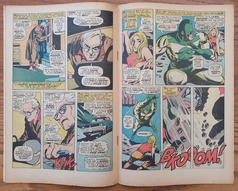 Captain Marvel # 1 Marvel Comics Key Issue May 1968 VG+ gallery