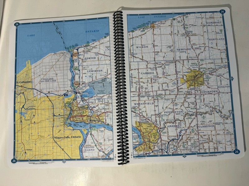 New York State Road Atlas 2012 JIMAPCO Street Guide Syracuse NY Road Map gallery
