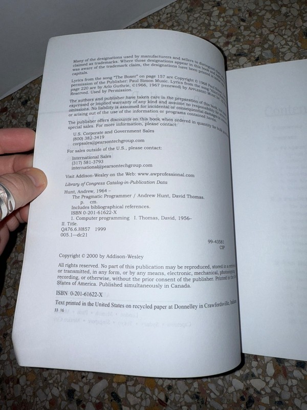 The Pragmatic Programmer: From - Paperback, by Hunt Andrew; Thomas - Very Good gallery