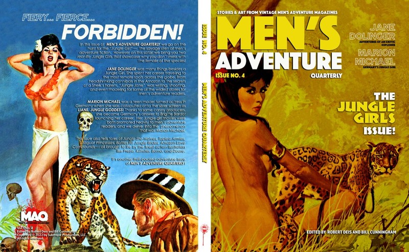 MEN’S ADVENTURE QUARTERLY #4, the «Jungle Girls» story & art issue – NEW