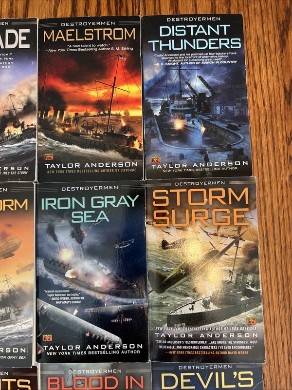 Complete Destroyermen Series 1-15, Paperback, Taylor Anderson Lot gallery