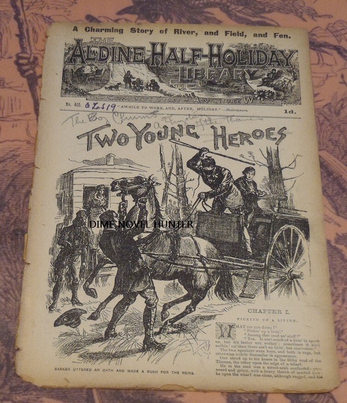 WESTERN ADVENTURE STORY ALDINE HALF-HOLIDAY LIBRARY #405 SCARCE PENNY DREADFUL