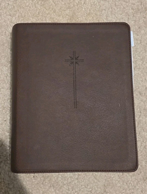 NIV, Journal the Word Bible (Perfect for Note-Taking), Leathersoft, Brown, R…