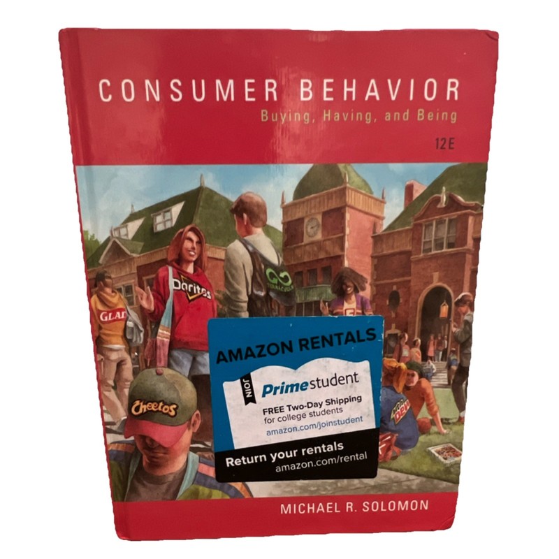 Pearson Consumer Behavior 12th Edition Hardcover by Michael R. Solomon