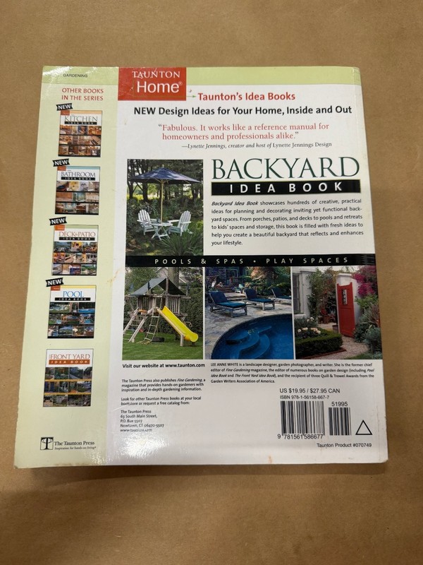 Backyard Idea Book Lee Anne White 2003 Outdoor Kitchens Pools Spas Gardening gallery