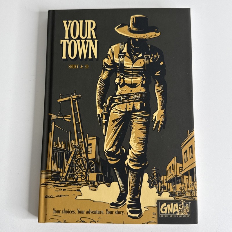 Your Town GNA Western Graphic Novel Adventure Choose Your Path Shuky & 2D