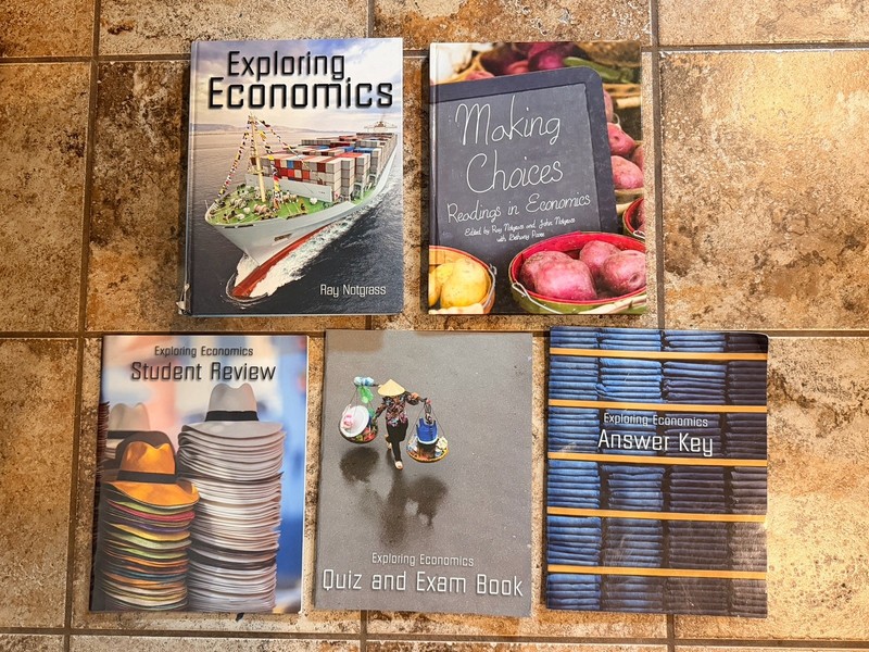 Notgrass Exploring Economics Curriculum Set Textbook Review Quiz Exam Answer Key