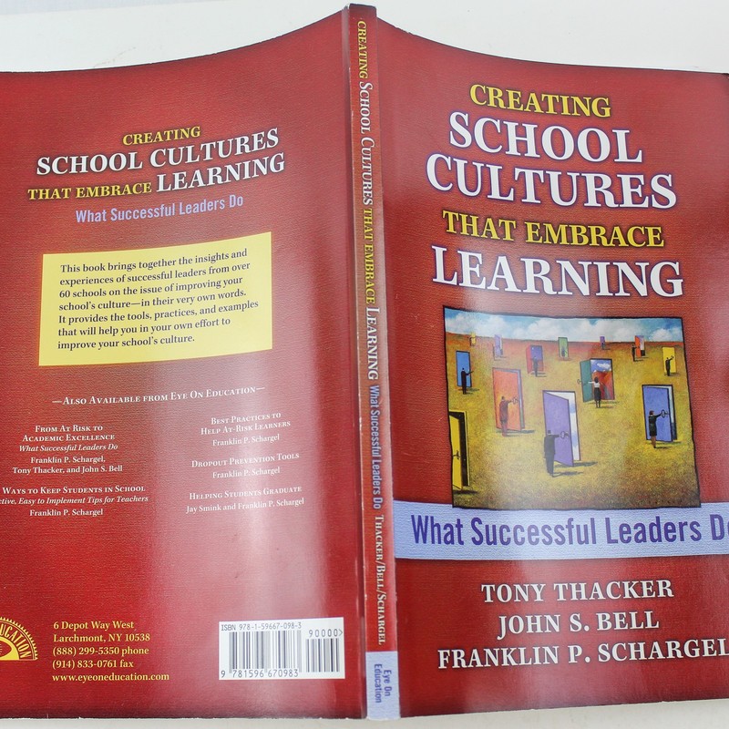 Creating School Cultures What Successful Leaders Do Good Condition Book gallery