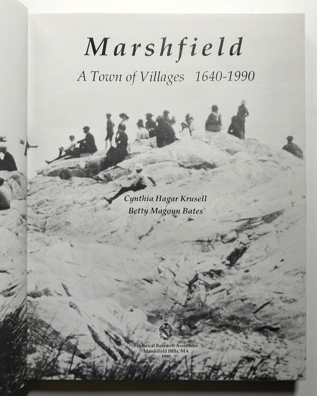 Marshfield A Town Of Villages 1640-1990 by Krusell and Bates HCDJ 1990 gallery