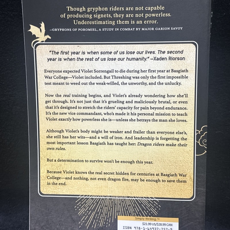 Iron Flame (The Empyrean, 2) - paperback Yarros, Rebecca - VERY GOOD gallery
