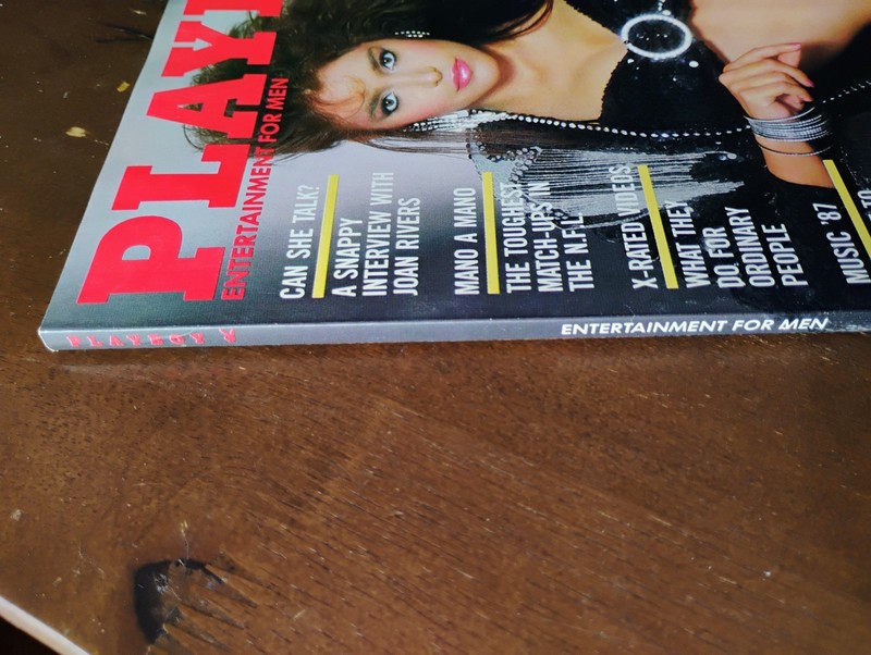 Vintage Playboy Magazine November 1986 Donna Edmondson CF/ Devin De Vasquez gallery