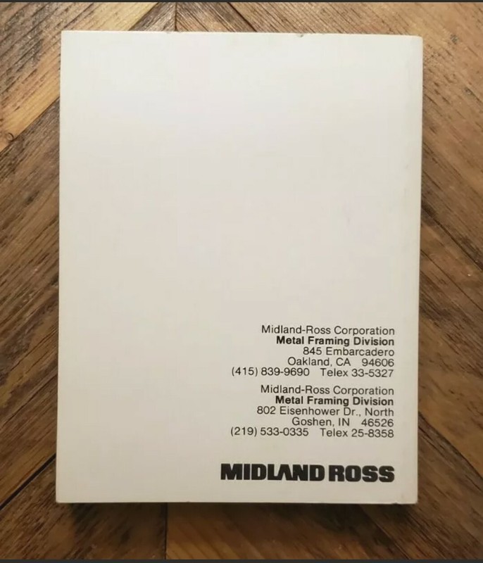 Midland Ross Superstrut Metal Framing System And Channel 1980 Catalog gallery