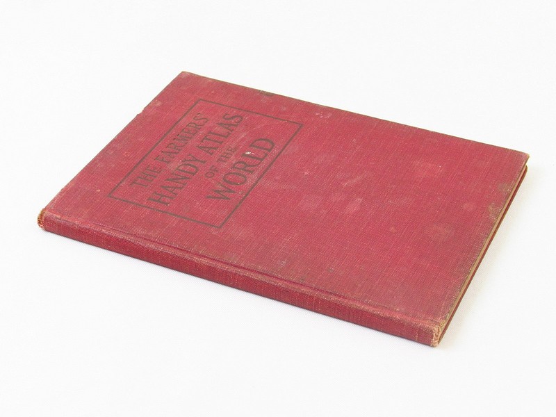 The Farmers Handy Atlas of the World 1907 Orange Judd HC Color Maps gallery