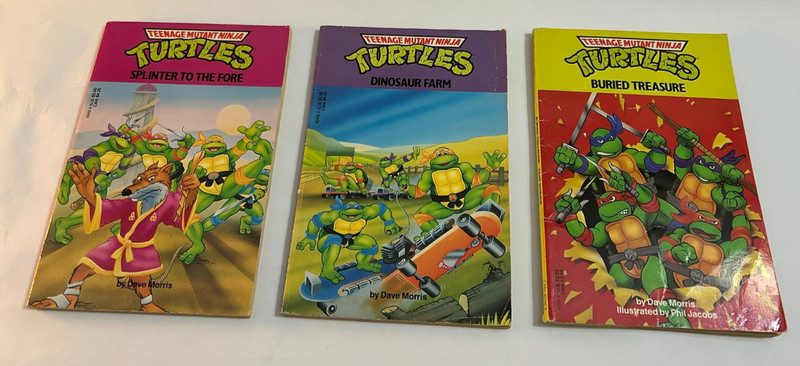 Big lot of TMNT Teenage Mutant Ninja Turtles Vintage Books Comics Cards RARE 90s gallery
