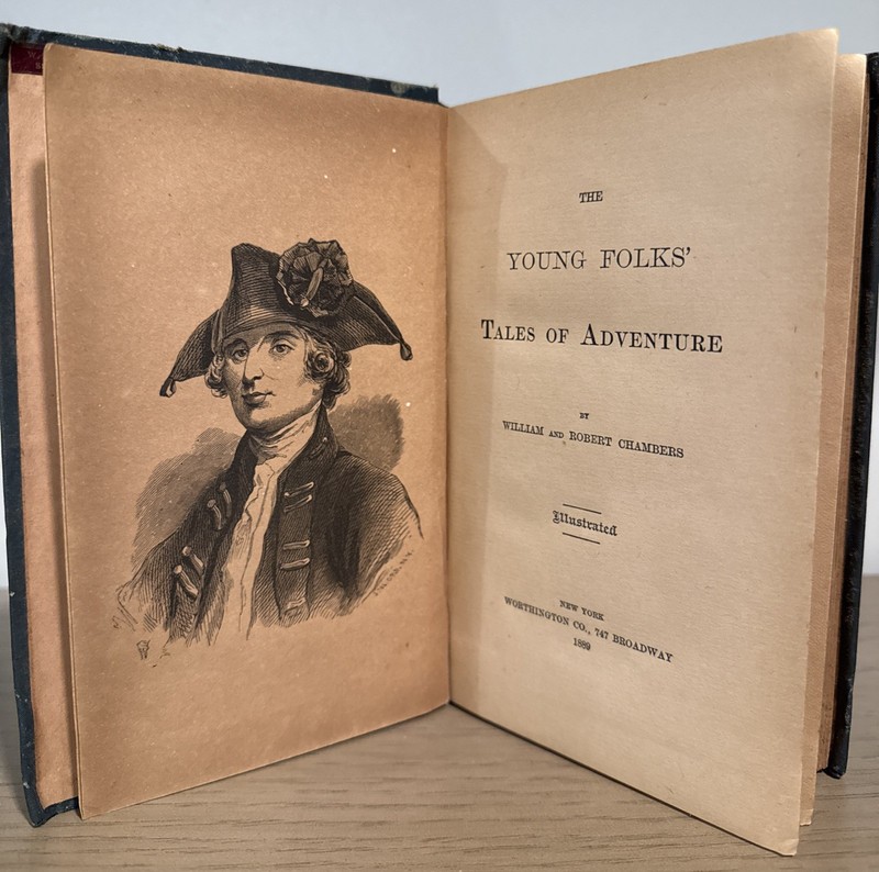 Antique Book Young Folks’ Tales of Adventure William Robert Chambers 1889 Rare gallery