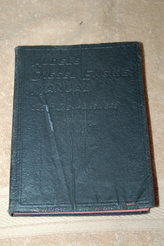 Vintage 1944 Audels Diesel Engine Manual Questions and Answers 354 pages Motor