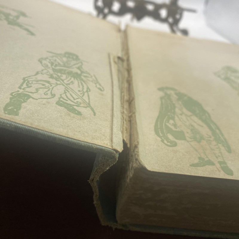 Antique 1924 Treasure Island Robert Louis Stevenson Saalfield Cloth HC Illus gallery
