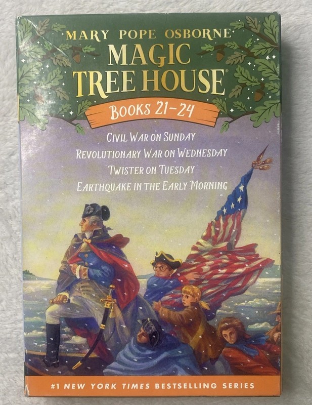 Magic Tree House Books 21-24 Boxed Set: American History Quartet