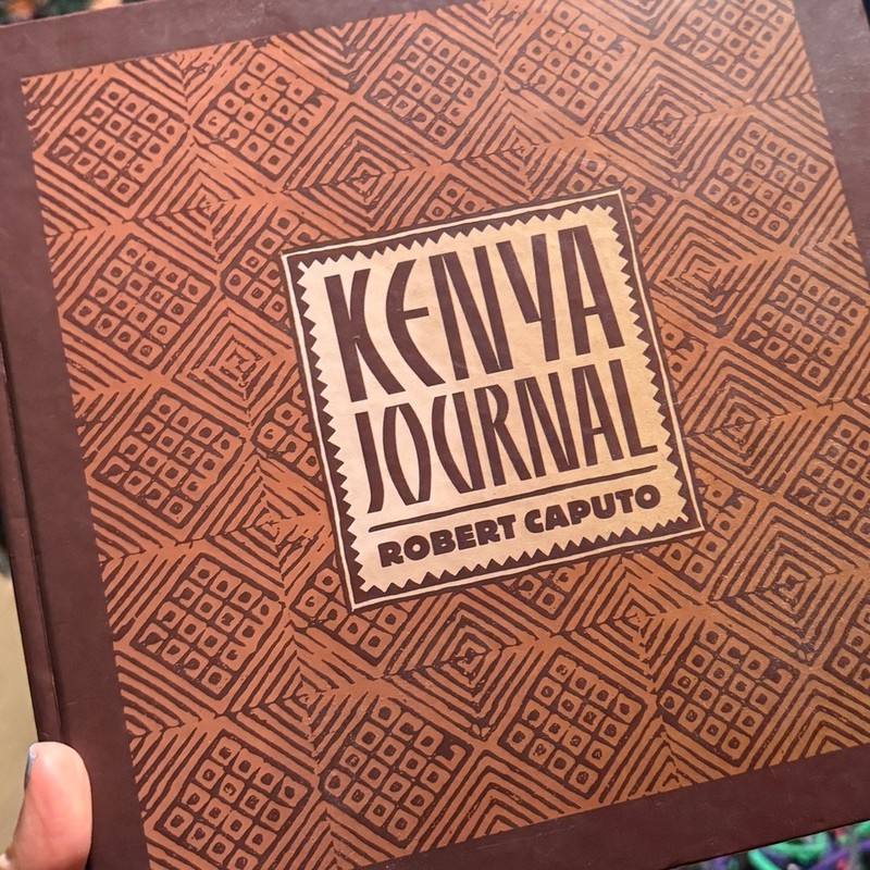 Kenya Journal by Robert Caputo hardover 116 pages photography coffee table book gallery
