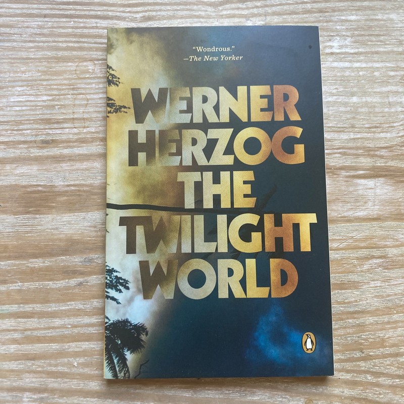 WERNER HERZOG – The Twilight World paperback [like new]