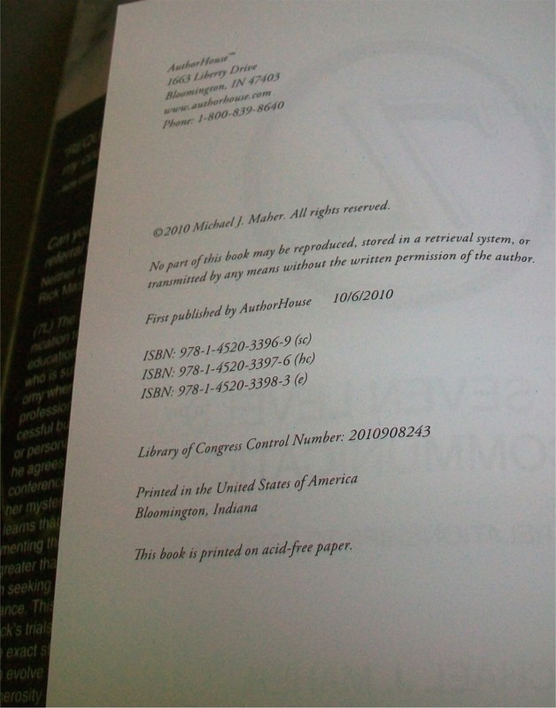 *Signed & Inscrbd* 7L : THE SEVEN LEVELS OF COMMUNICATION Michael J. Maher HC/DJ gallery