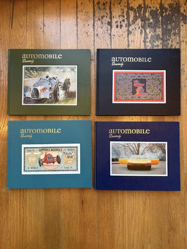 Issues 1-4 1970 Automobile Quarterly Volume 8 in Jacket