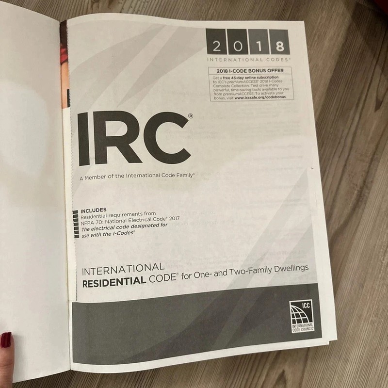 International Residential Code Paperback IRC 2018 gallery