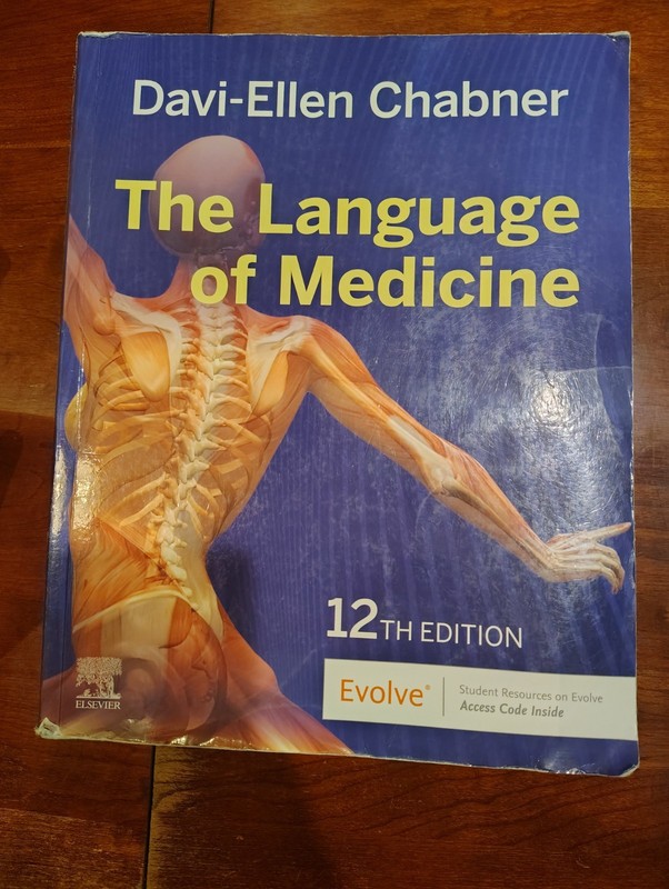 The Language of Medicine 12th E. Paperback by Davi-Ellen Chabner. NO ACCESS CODE