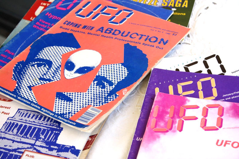 11 UFO vintage magazines, Vol,1 # 1, free shipping in U.S.