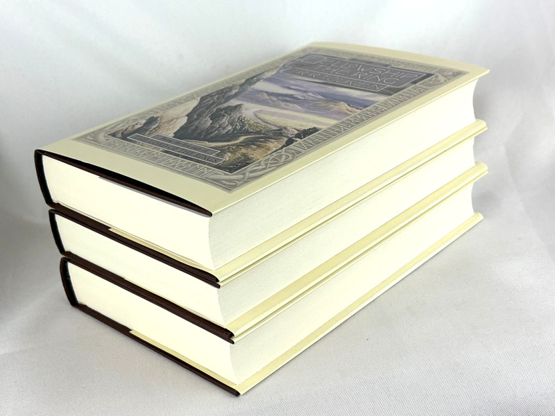 THE LORD OF THE RINGS TRILOGY J.R.R. Tolkien Cloth Hardcover Box Set NEW SEALED gallery