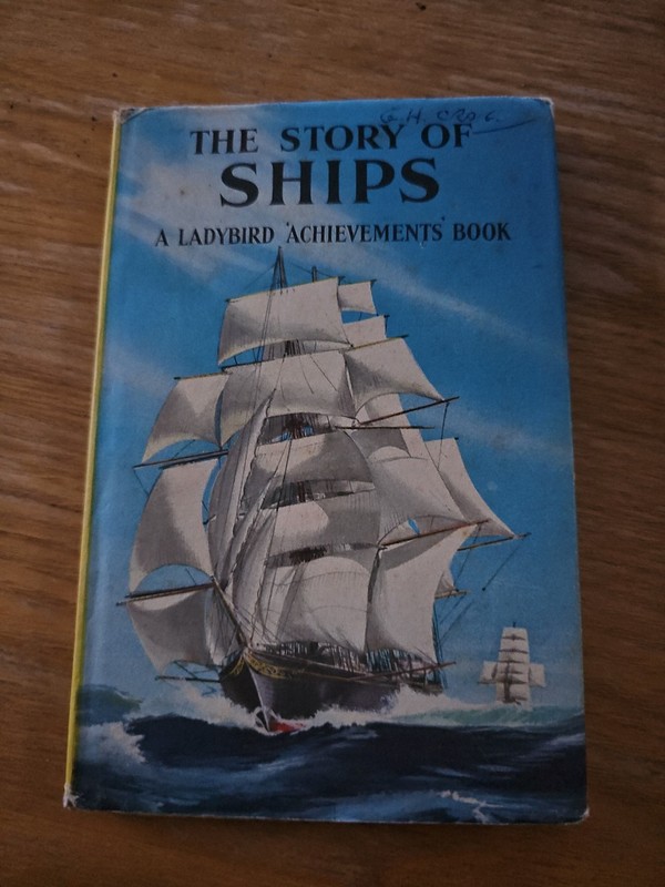 Vintage ladybird Series 601 Story Of Ships 1st Edition DJ 1961 Robert Ayton M5