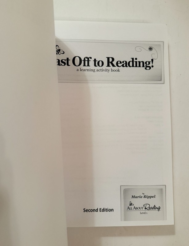 All About Reading Blast Off to Reading a Learning Activity Book Level 1 (Pap... gallery
