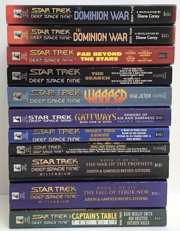 Star Trek Deep Space Nine Books Lot Of 11 Pocket Books Paperback