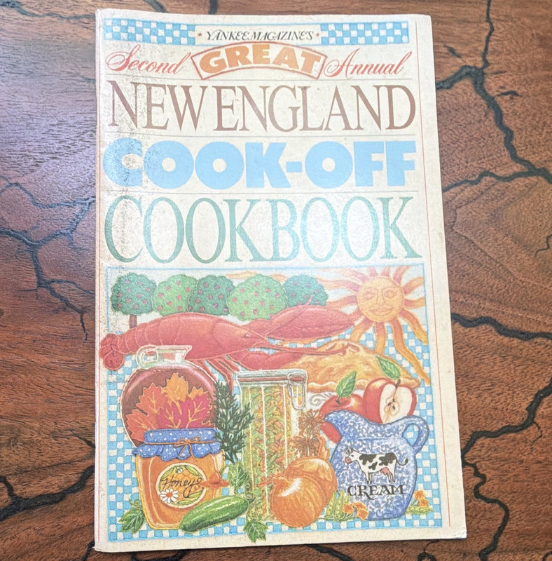 Yankee Magazine Second Great Annual New England Cook-Off Cookbook PB 1988 (3)