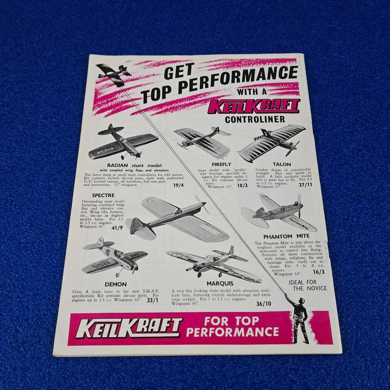 AERO MODELLER - FULL SIZE PLANS HELICOPTER MODELS APRIL 1964 MAGAZINE gallery