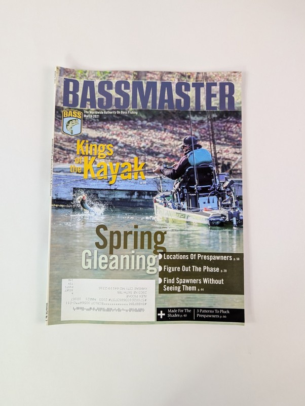 BASSMASTER Fishing Magazine March 2021 Volume 54 Number 3 Spring Gleaning