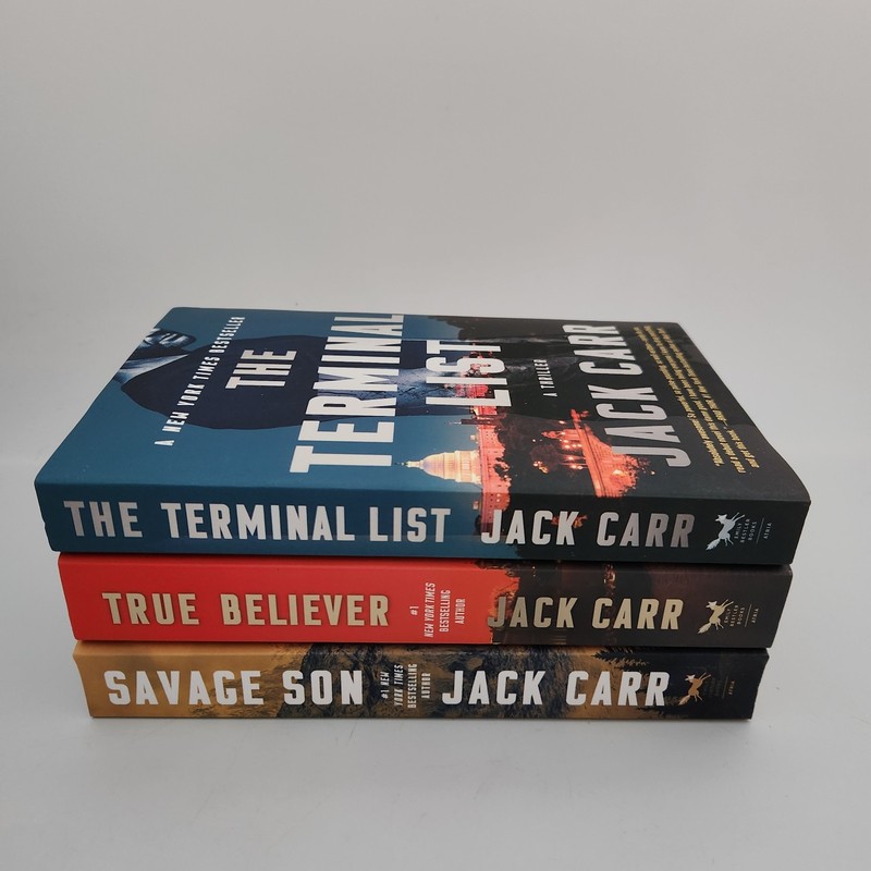 Jack Carr Boxed Set James Reece Series 1-3 Lot of 3 Terminal List Savage Son EXC gallery