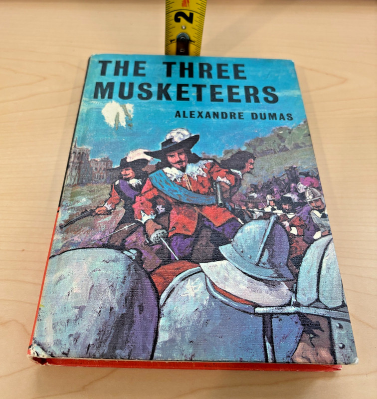 Vintage The Three Musketeers Alexandre Dumas Bancroft Classics HC 1960s gallery