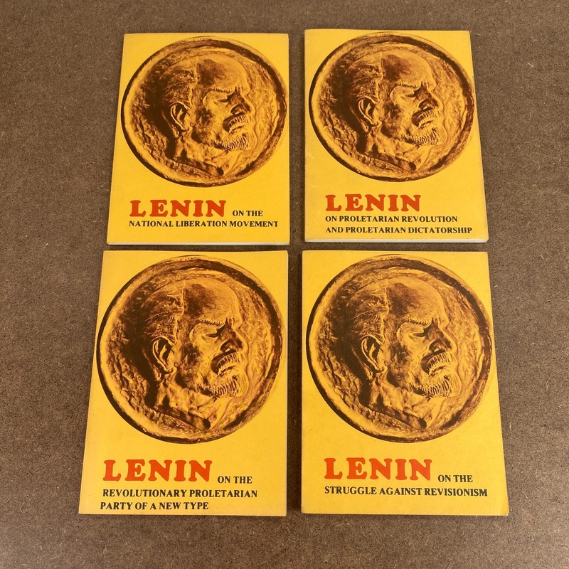 Lenin Lot of 4 Proletarian Publishers 1975 Revolution Dictatorship Revisionism