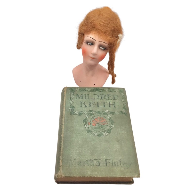 Antique 1876 Book, Mildred Keith by Martha Finley,Green Hardcover, 340 pages gallery