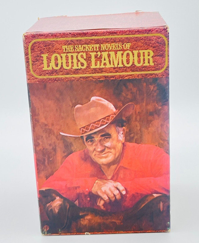 Vintage Louis L’Amour Box Set The Sackett Novels 1980 3 Vols-13 Novels Western
