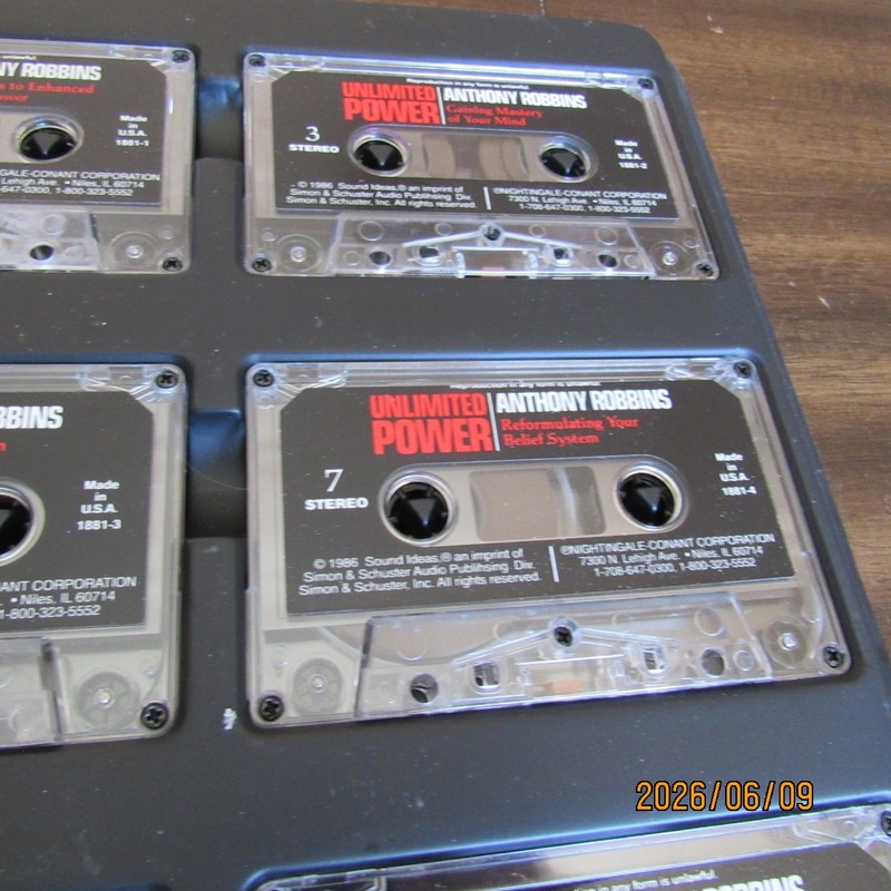 Anthony Robbins-Unlimited Power-Nightingale Conant-6 Cassette Tape Set-1986 gallery