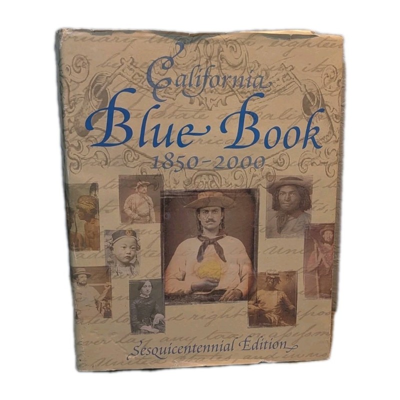 California Blue Book 1850-2000 Sesquicentennial Ed Hardcover **GOOD-TO-BETTER**