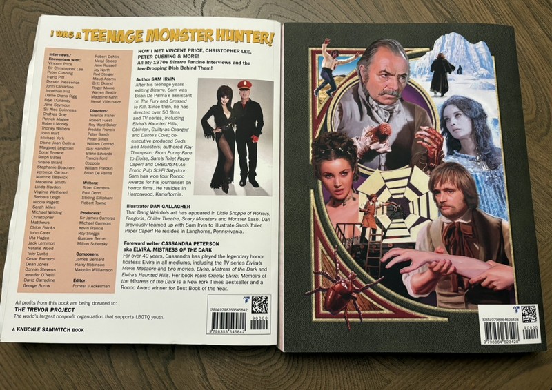 2 SIGNED SAM IRVIN BOOKS EPIC SAGA BEHIND FRANKENSTEIN & Teenage Monster Hunter gallery