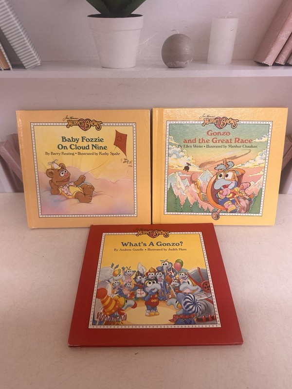 Lot of 3 Vintage Jim Henson’s Muppet Babies Weekly Reader Books 1980’s